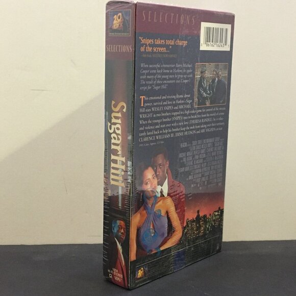 Sugar Hill VHS 1994 Sealed Fox Video Watermarks Wesley Snipes Michael Wright - Picture 4 of 9
